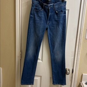 MOTHER Mid Rise Dazzler Ankle Jeans in Blue. NWOT